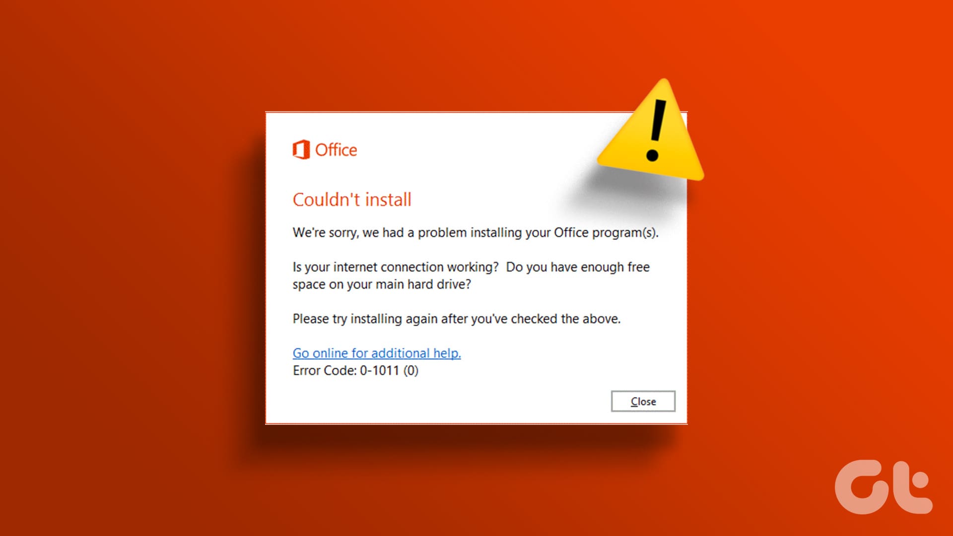 Click on the Repair or Change button (the wording may vary).
Follow the on-screen instructions to repair Microsoft Office.