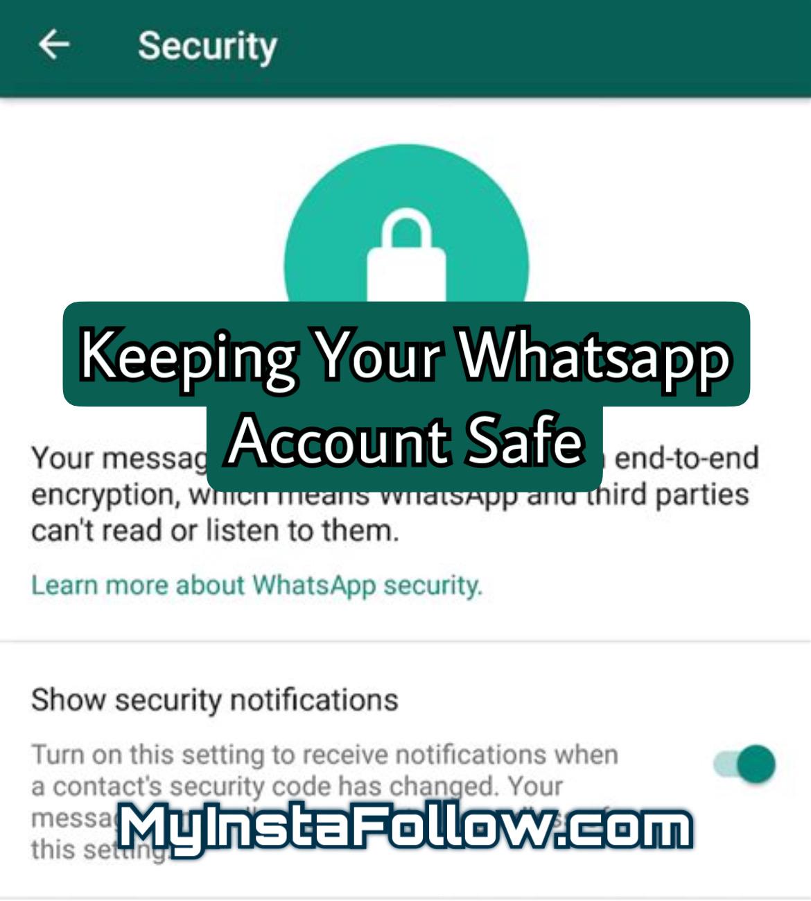Enable WhatsApp's "Show Security Notifications" feature
Be cautious when downloading apps from unknown sources
