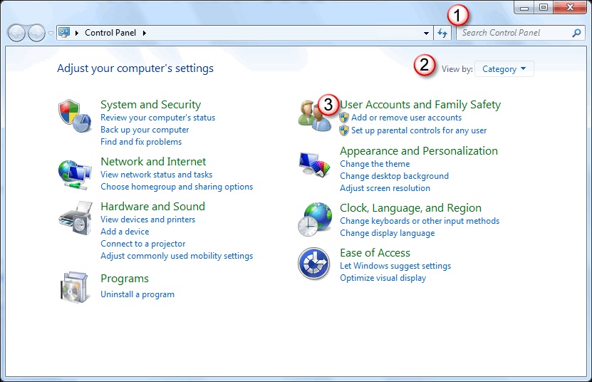 In the Control Panel window, search for Mail and click on it.
Click on the Show Profiles button.