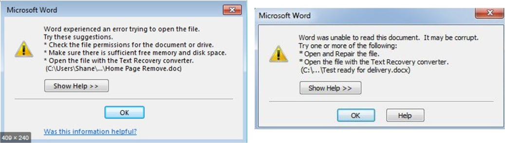 Incompatible file format: The "Parameter is Incorrect" error may occur if you are trying to open a PowerPoint file that is in an incompatible format.
Corrupted PowerPoint file: If the PowerPoint file you are trying to open or edit is corrupted or damaged, it can lead to the "Parameter is Incorrect" error.