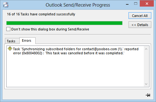 Outlook crashes when opening or sending emails
Emails stuck in the Outbox and not being sent