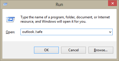 Press the "Windows" key and type "Outlook.exe /safe" in the search bar.
Press "Enter" to open Outlook in Safe Mode.