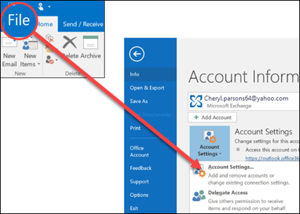 Reconfigure email account settings
Remove and re-add email account