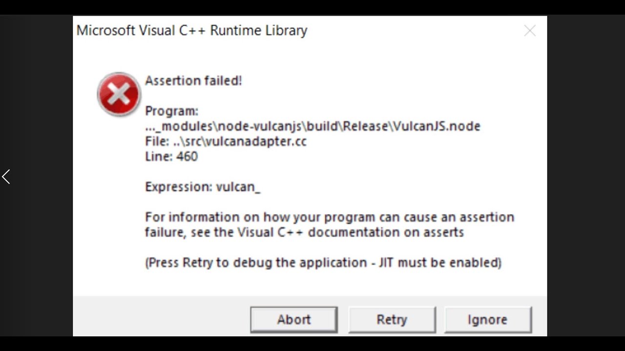 What are Assertion Failed Errors? Understand the meaning and implications of Assertion Failed Errors in Adobe and Visual C++ Runtime Libraries.
Common Causes of Assertion Failed Errors Identify the main culprits behind Assertion Failed Errors, such as software conflicts, missing or corrupted files, or outdated system components.